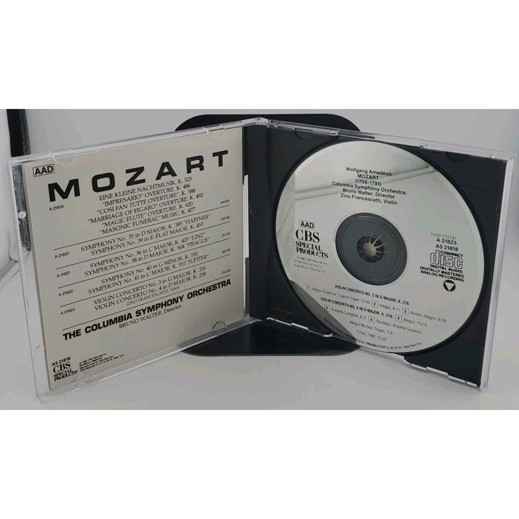 Various Artists : Mozart 1756-1791 Columbia Symphony Orchestra (CD)
