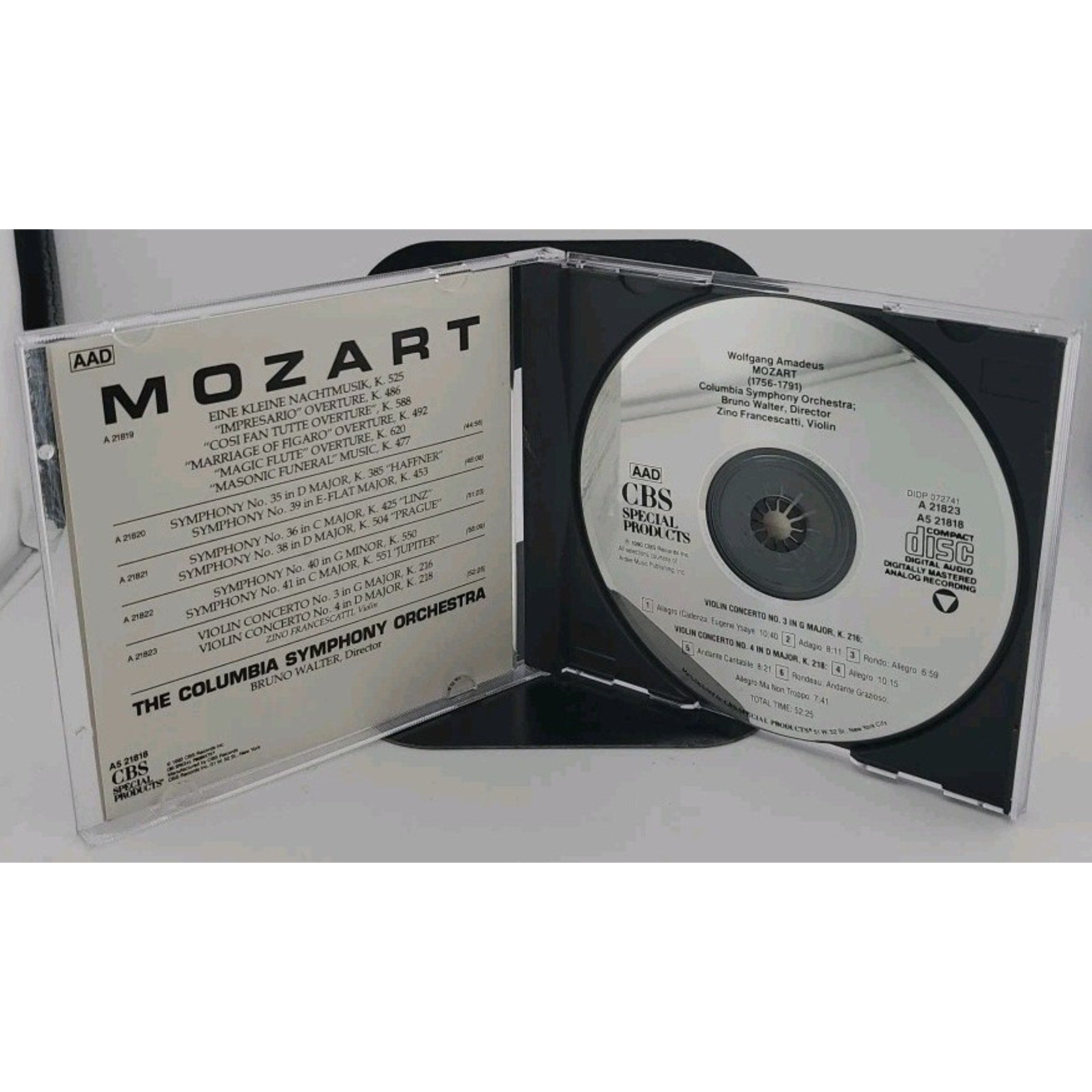 Various Artists : Mozart 1756-1791 Columbia Symphony Orchestra (CD)