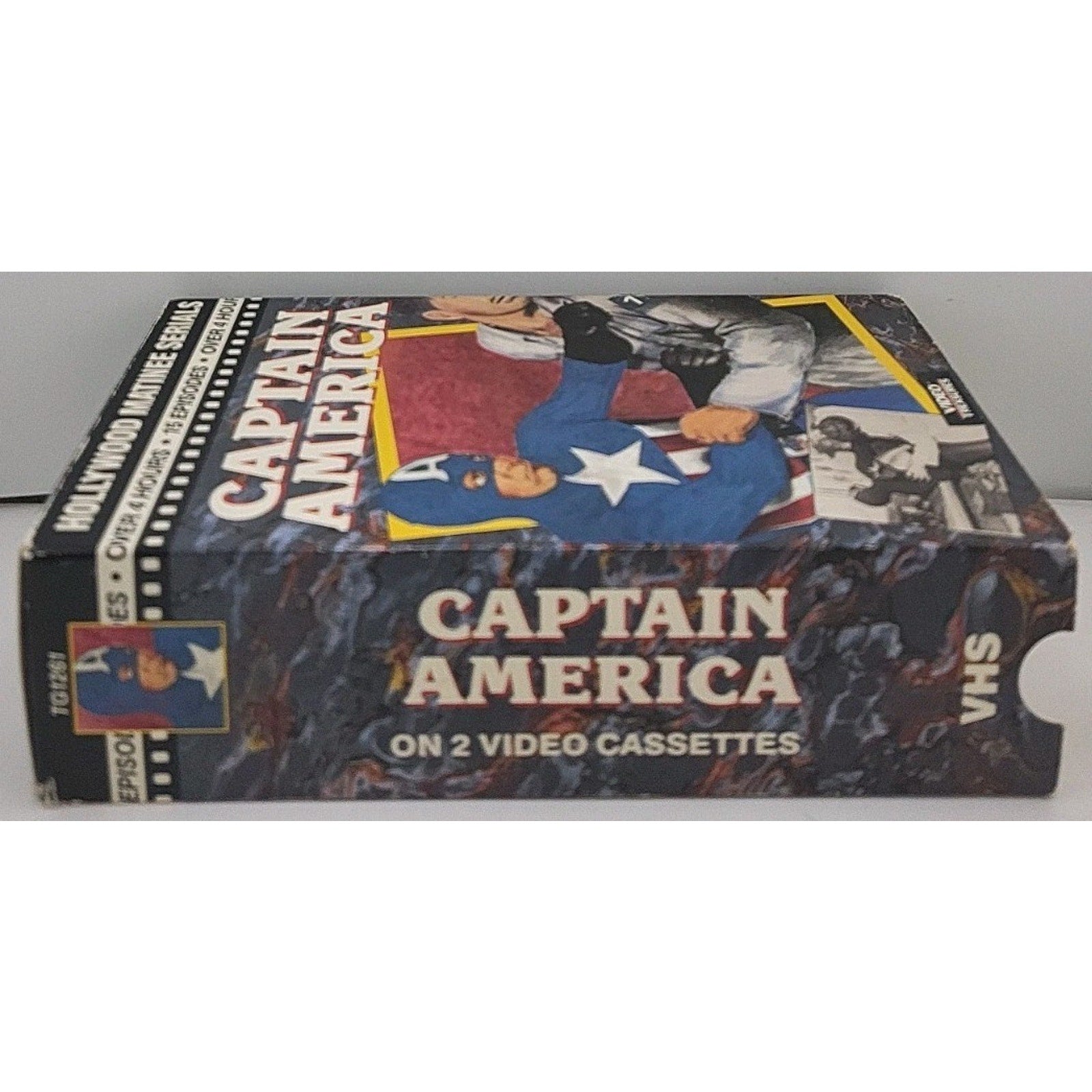 Captain America VHS Hollywood Matinee Serials 1944 Video Treasures