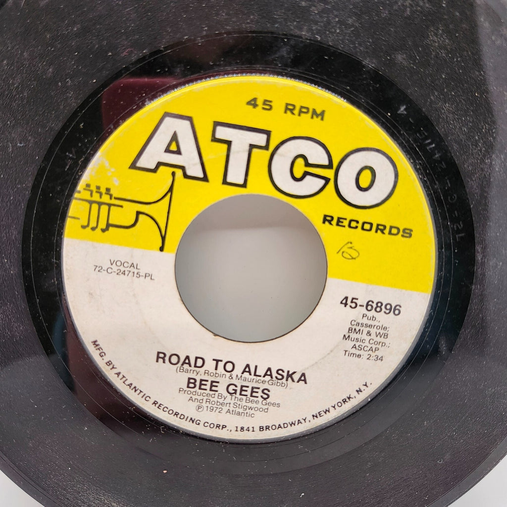 Run to Me / Road to Alaska by Bee Gees (Record) - 45-6896