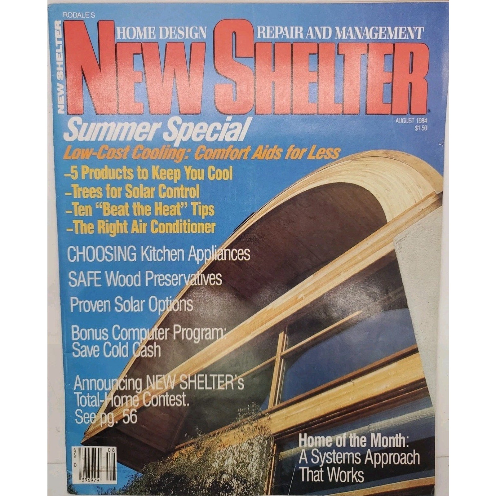Rodale's New Shelter August 1984 Magazine