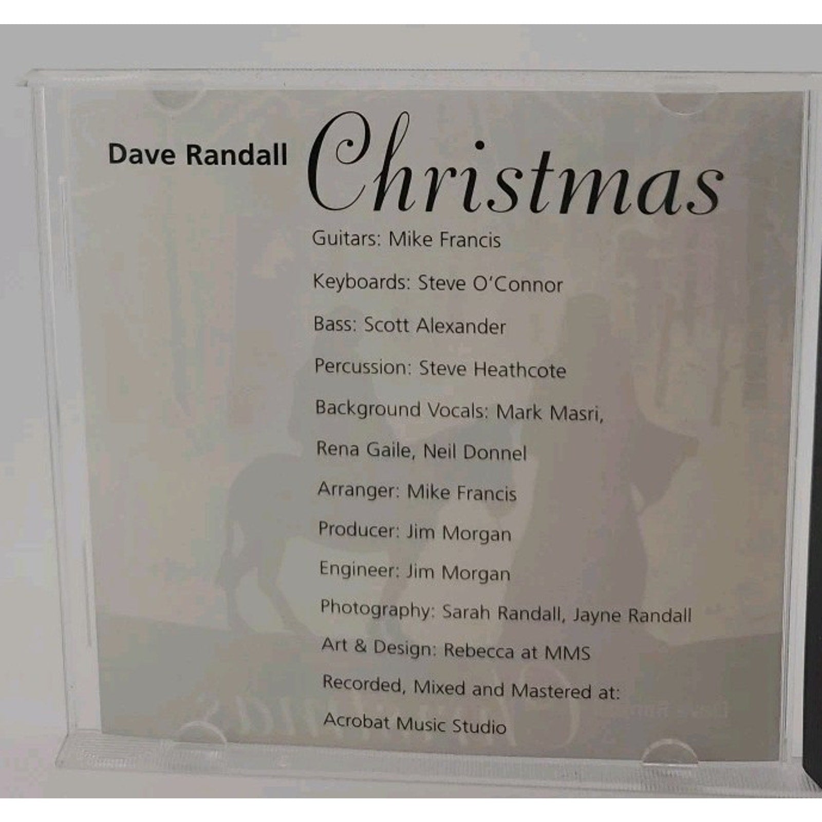 Dave Randall Christmas (CD)