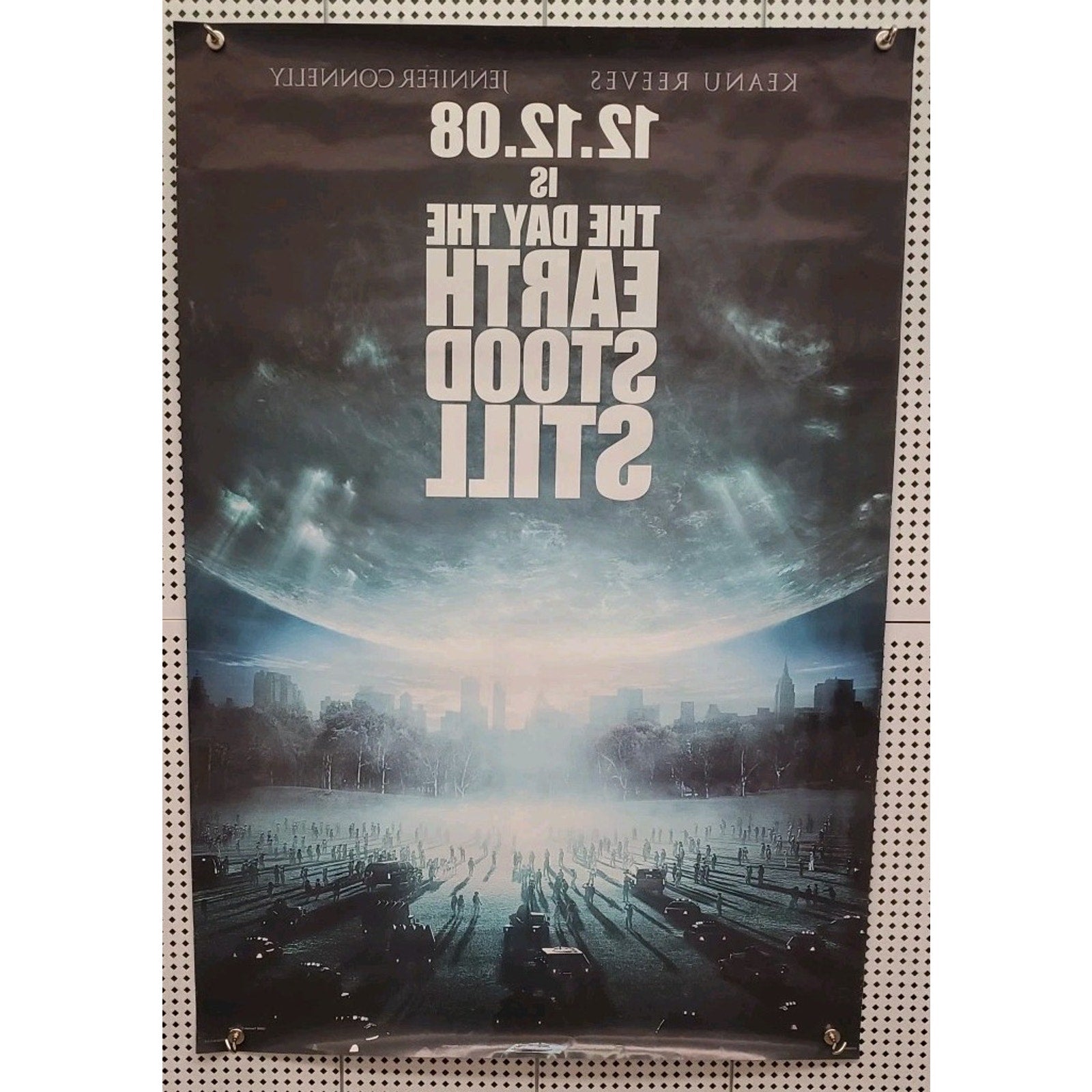The Day the Earth Stood Still 2008 Double~Sided Original Movie Poster 27x40