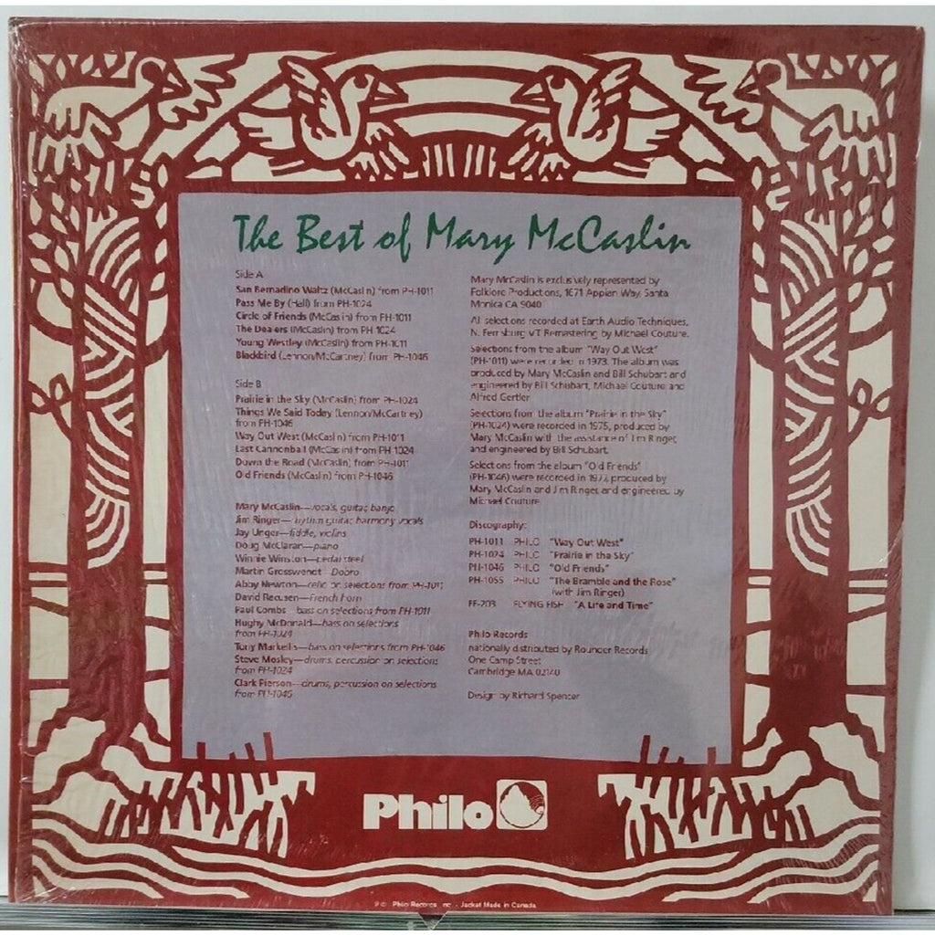 The Best Of Mary McCaslin (Record)