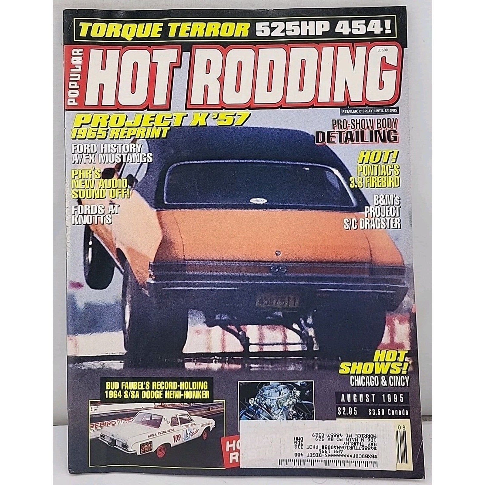 Popular Hot Rodding Magazine - August 1995 - Volume 35 Number 8