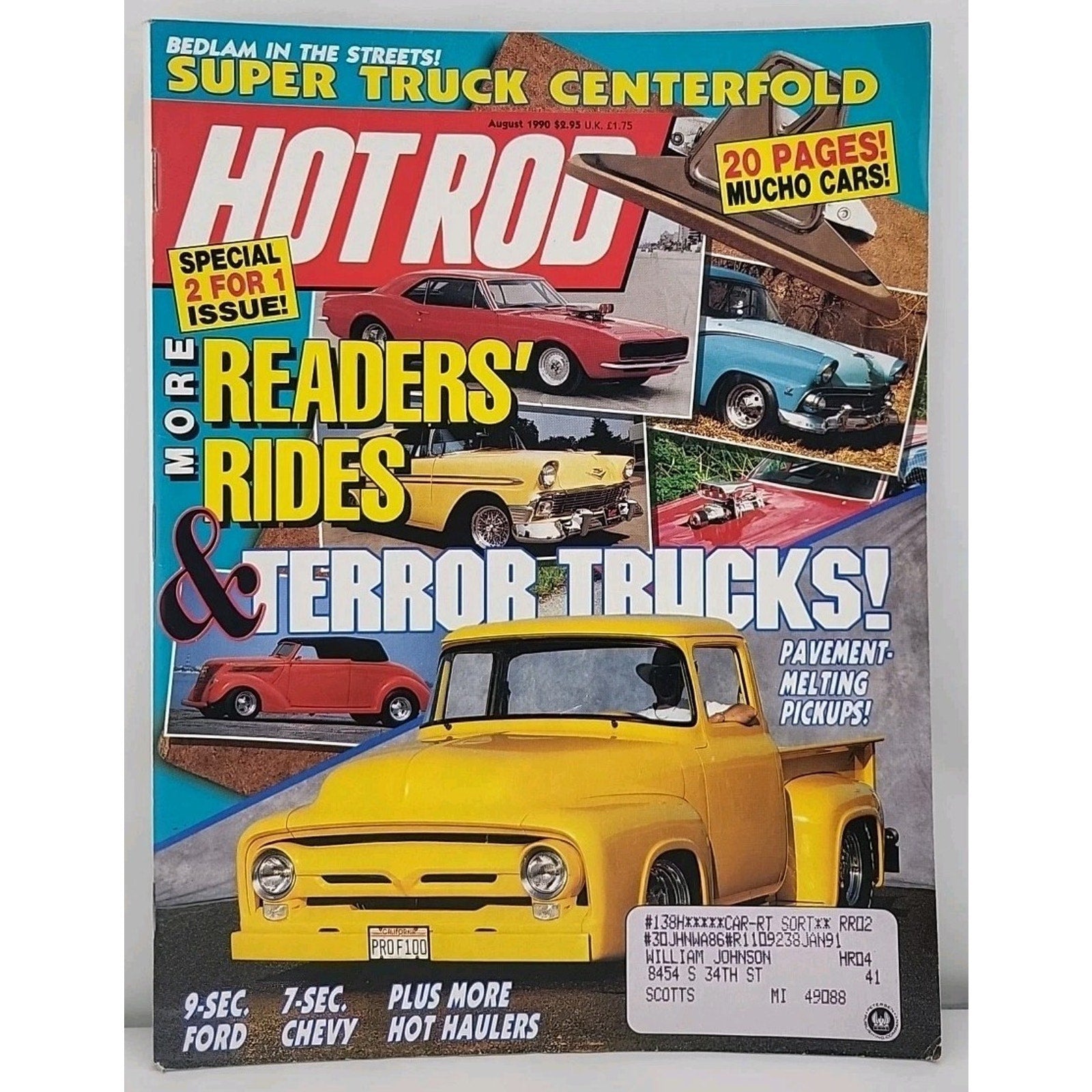 Hot Rod Magazine August 1990