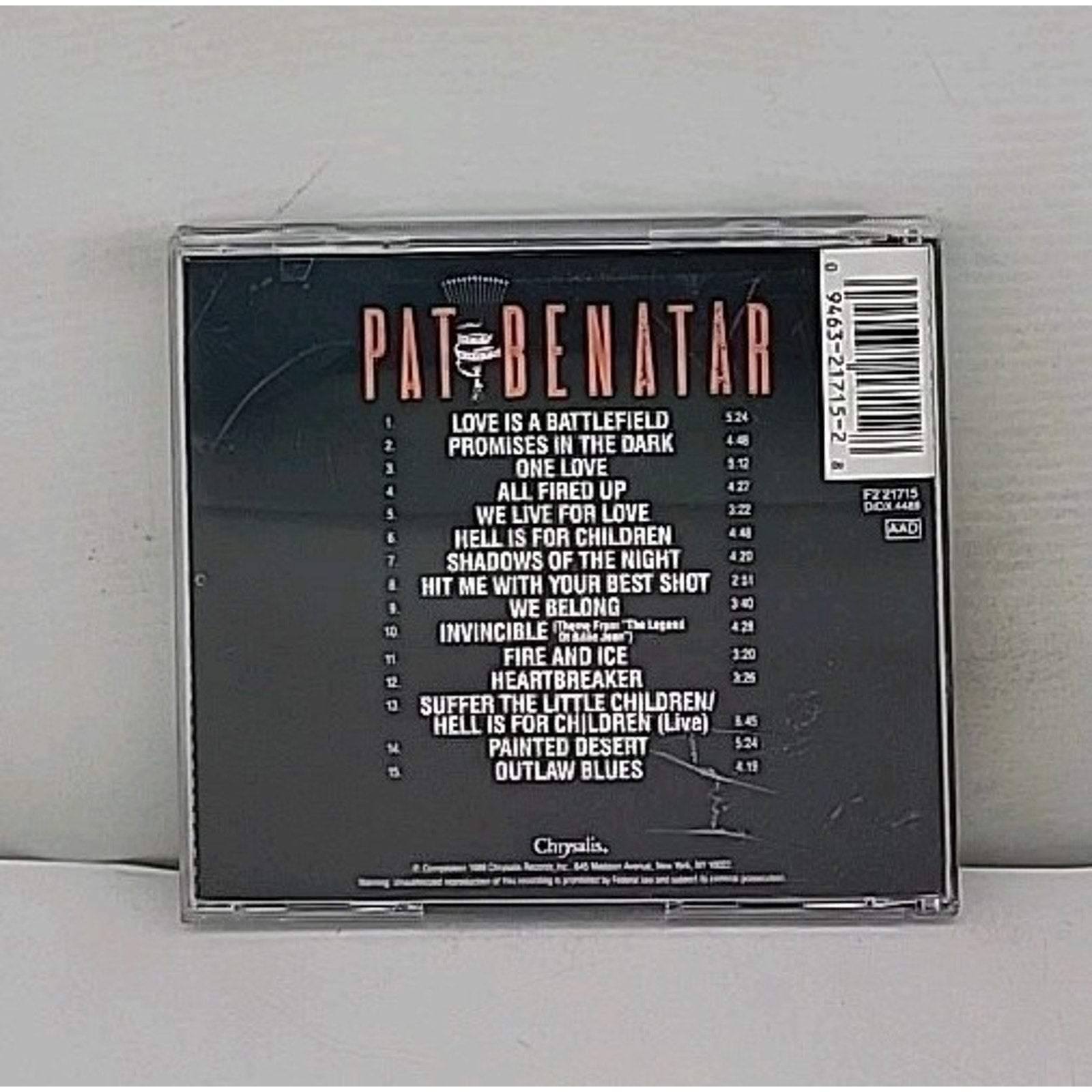 Best Shots by Pat Benatar (CD, 1989)