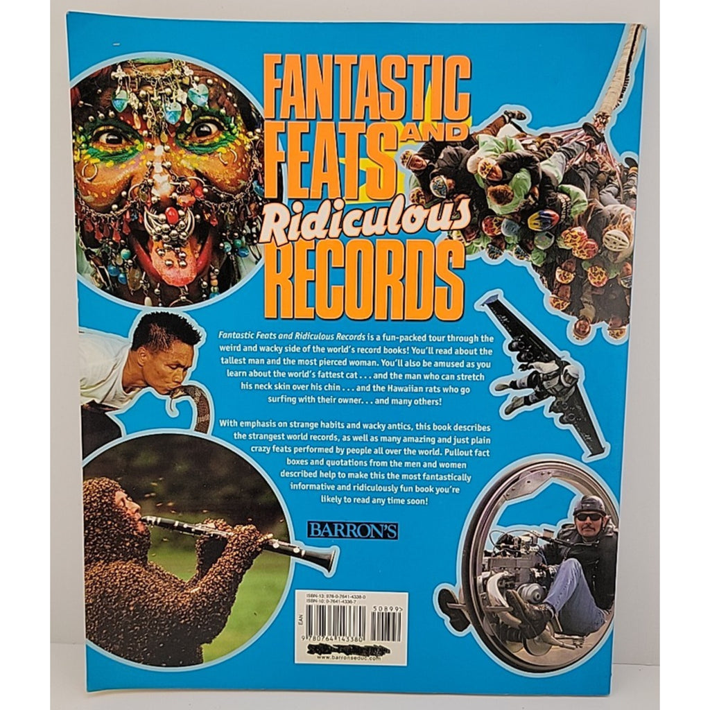 Fantastic Feats and Ridiculous Records by Adam Phillips (2009, Paperback)