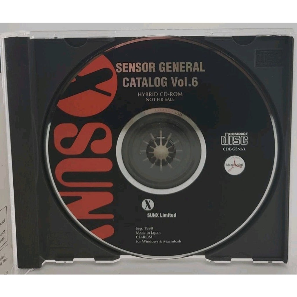 Sensor General Catalog Vol. 6 CD-Rom Editon