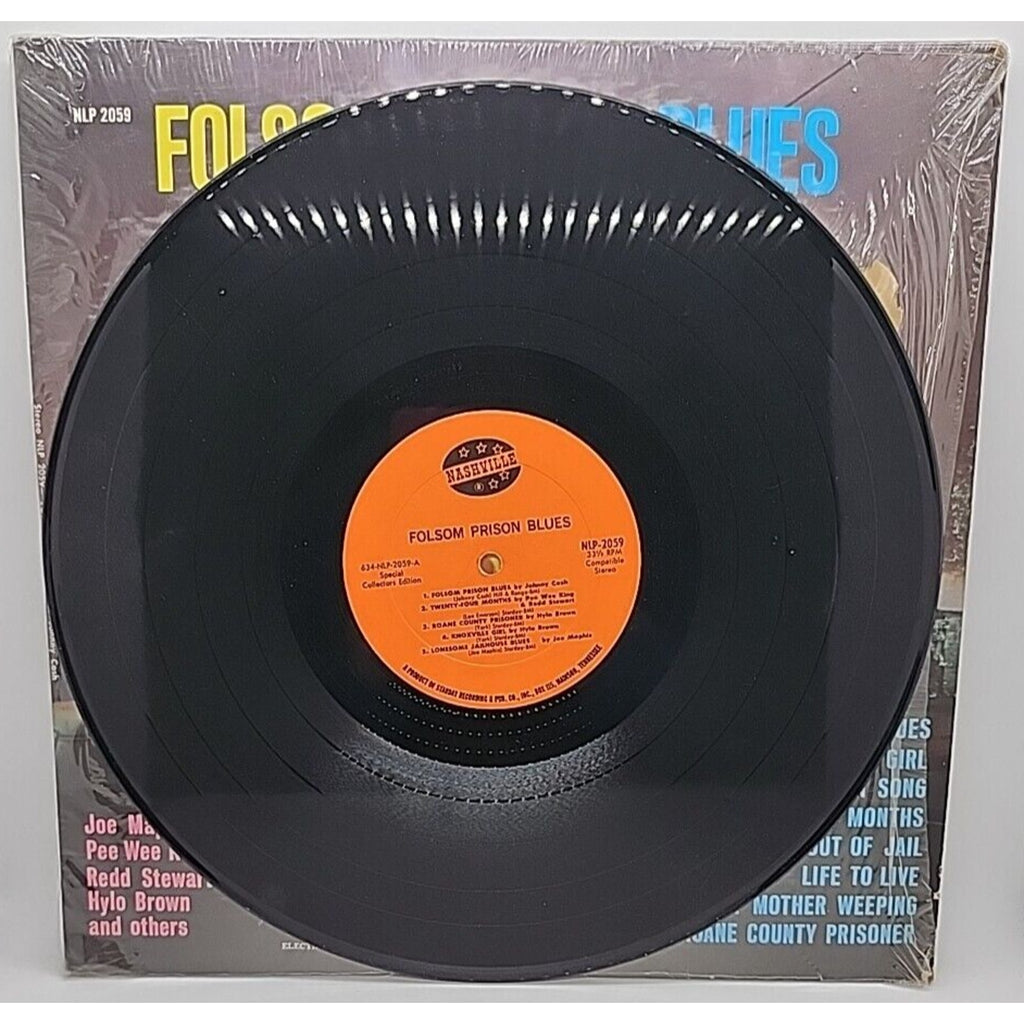 Johnny Cash Flatt & Scruggs Folsom Prison Blues Record Nashville 2059
