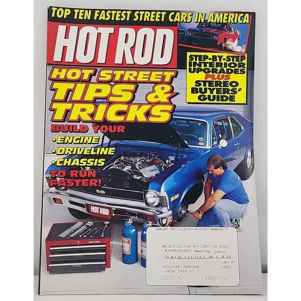 Hot Rod Magazine February 1995