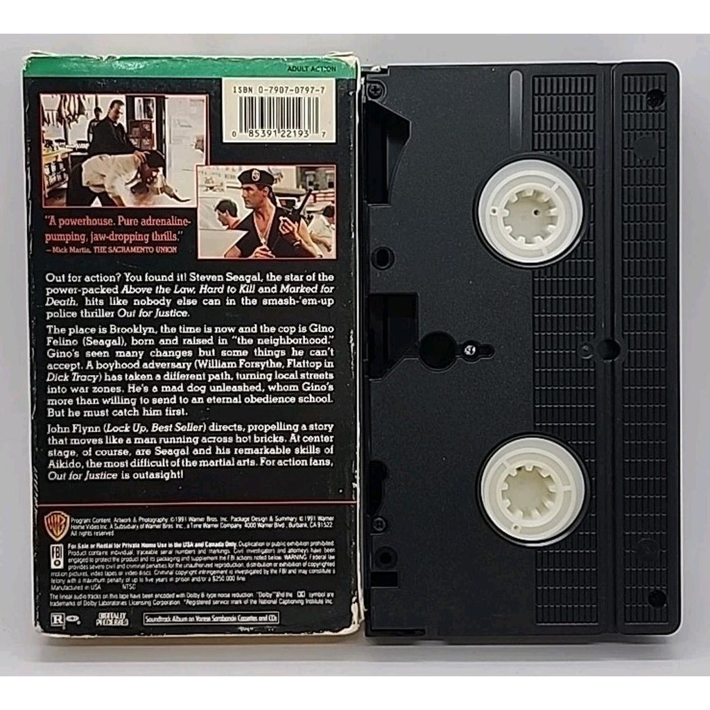 Out for Justice (VHS, 1991)