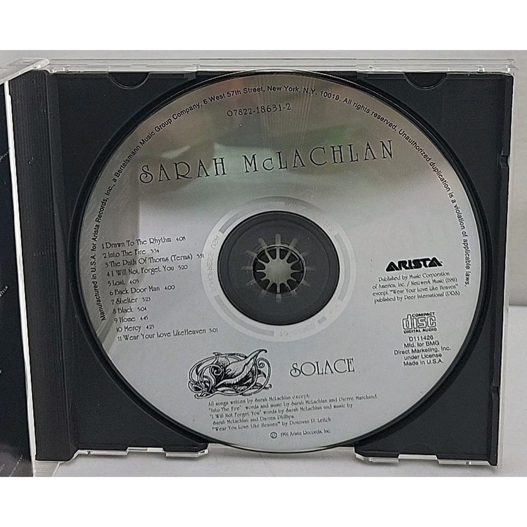 Solace by Sarah McLachlan (CD, 1992)
