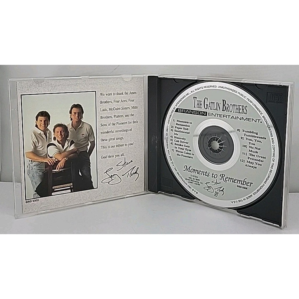 The Gatlin Brothers Moments to Remember Signature Edition CD