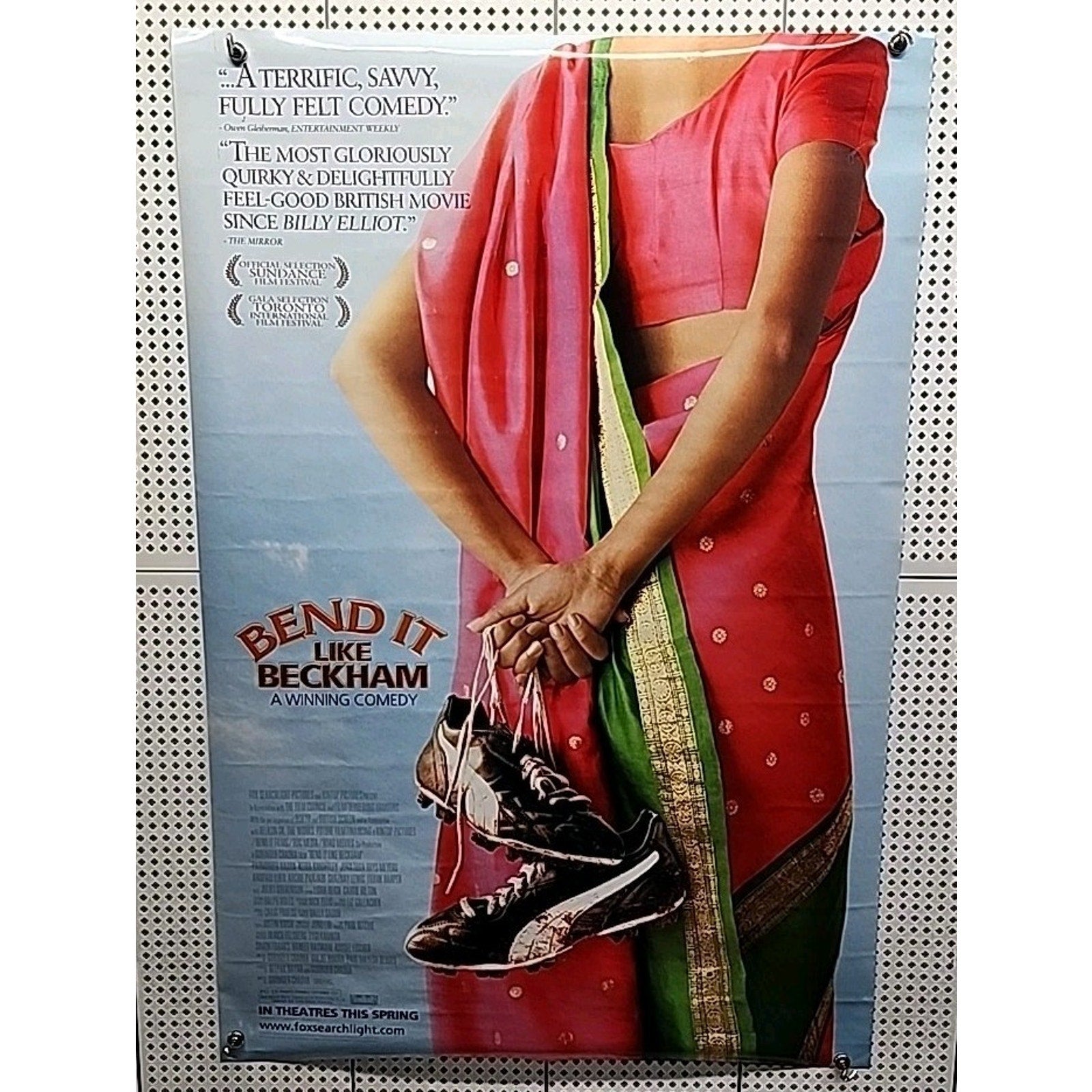 Bend It Like Beckham Movie Poster 2 Sided Original 27x40 Keira Knightley