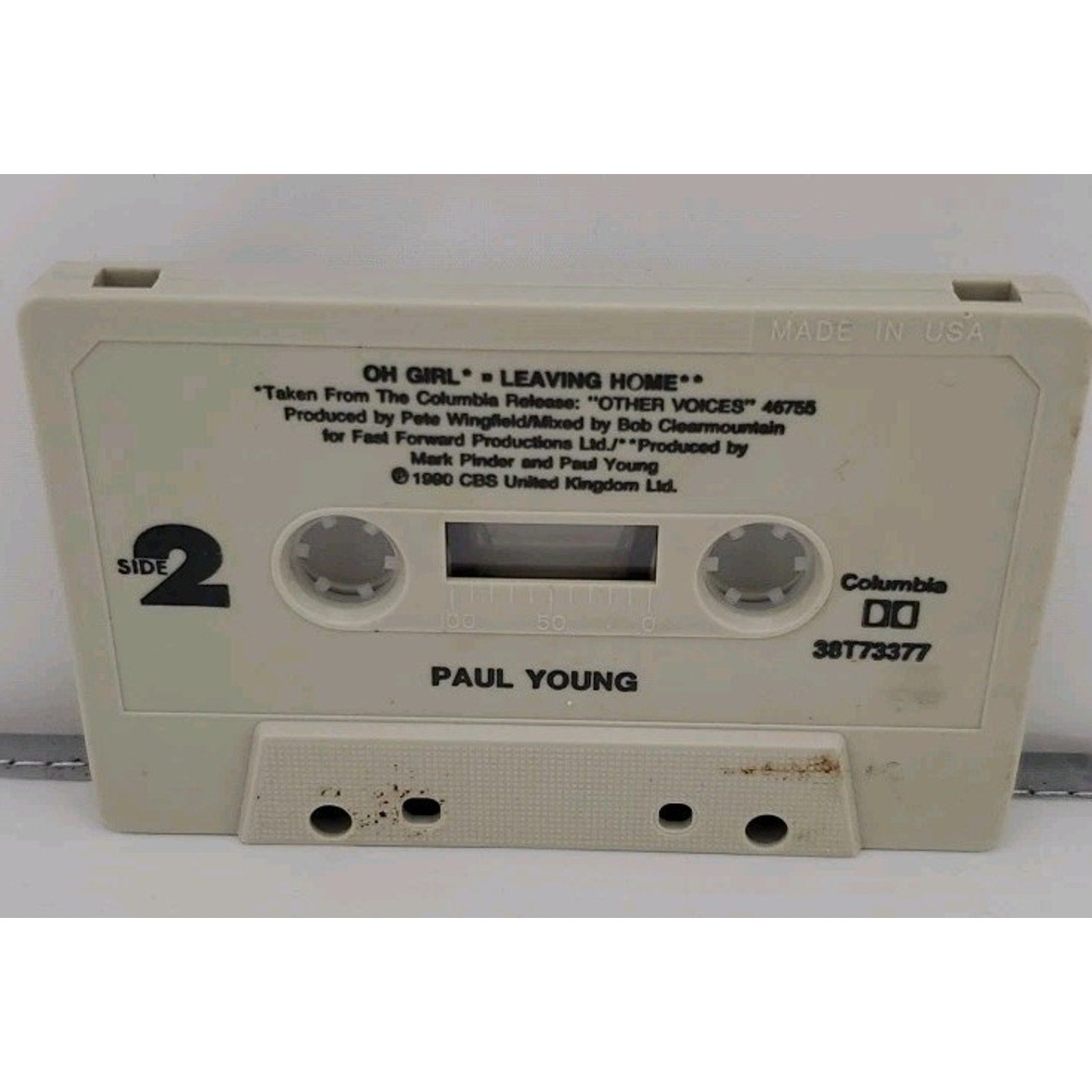 Paul Young - Oh Girl 1990 Cassette Tape Single 90’s