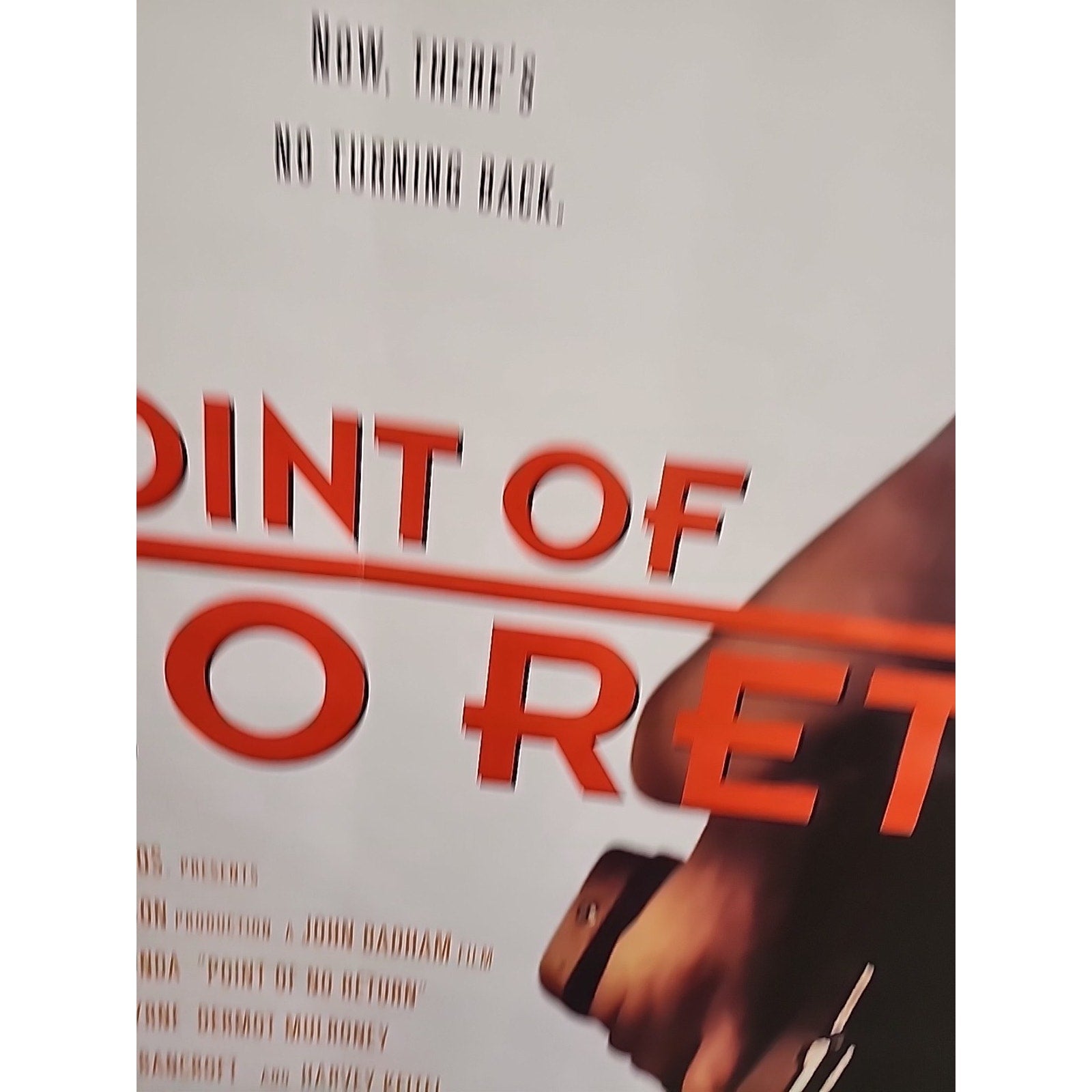 Point of No Return Poster Original 90s Bridget Fonda 1993 Promo 27x40
