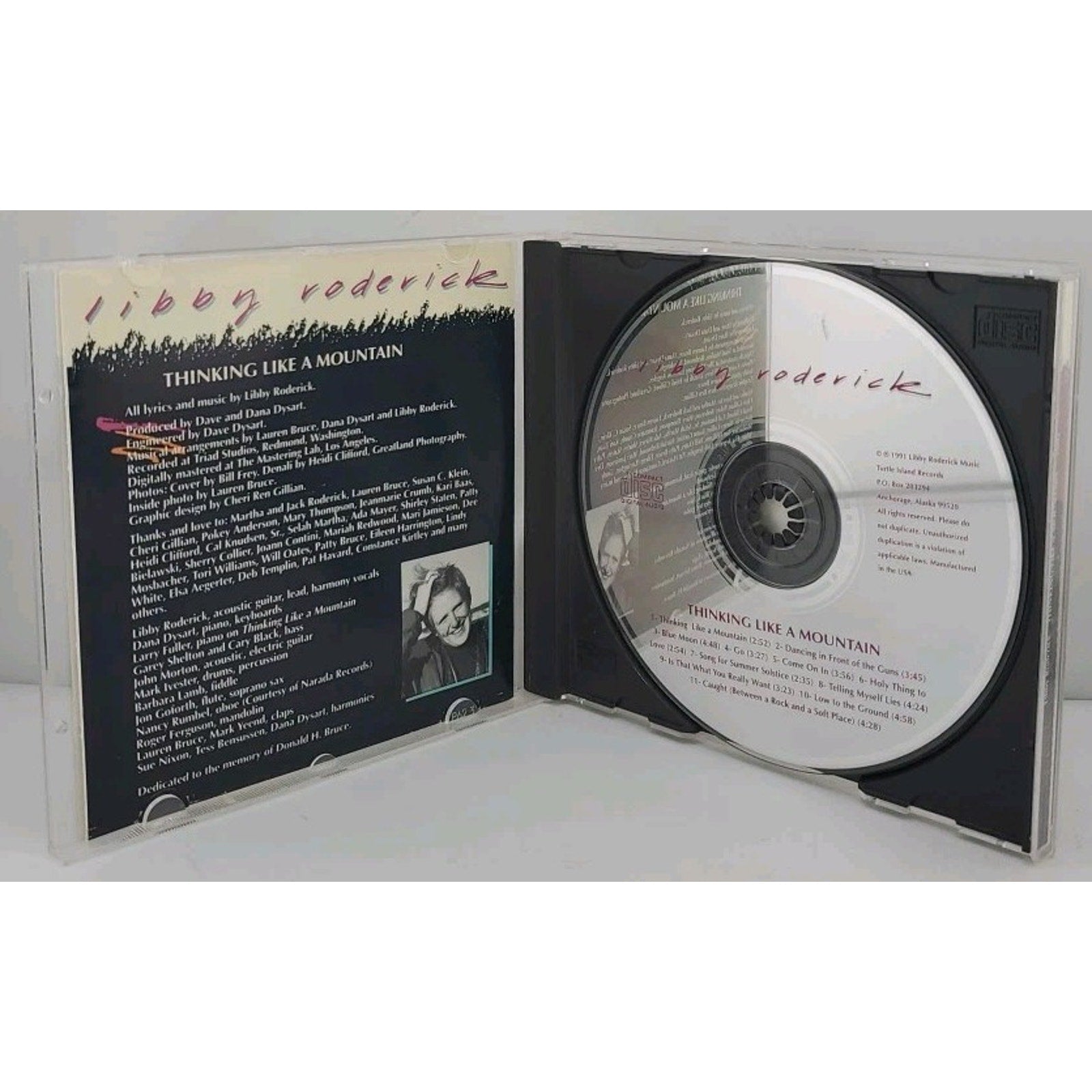 Libby Roderick - Thinking Like a Mountain CD 1990 Folk/Gospel Philo