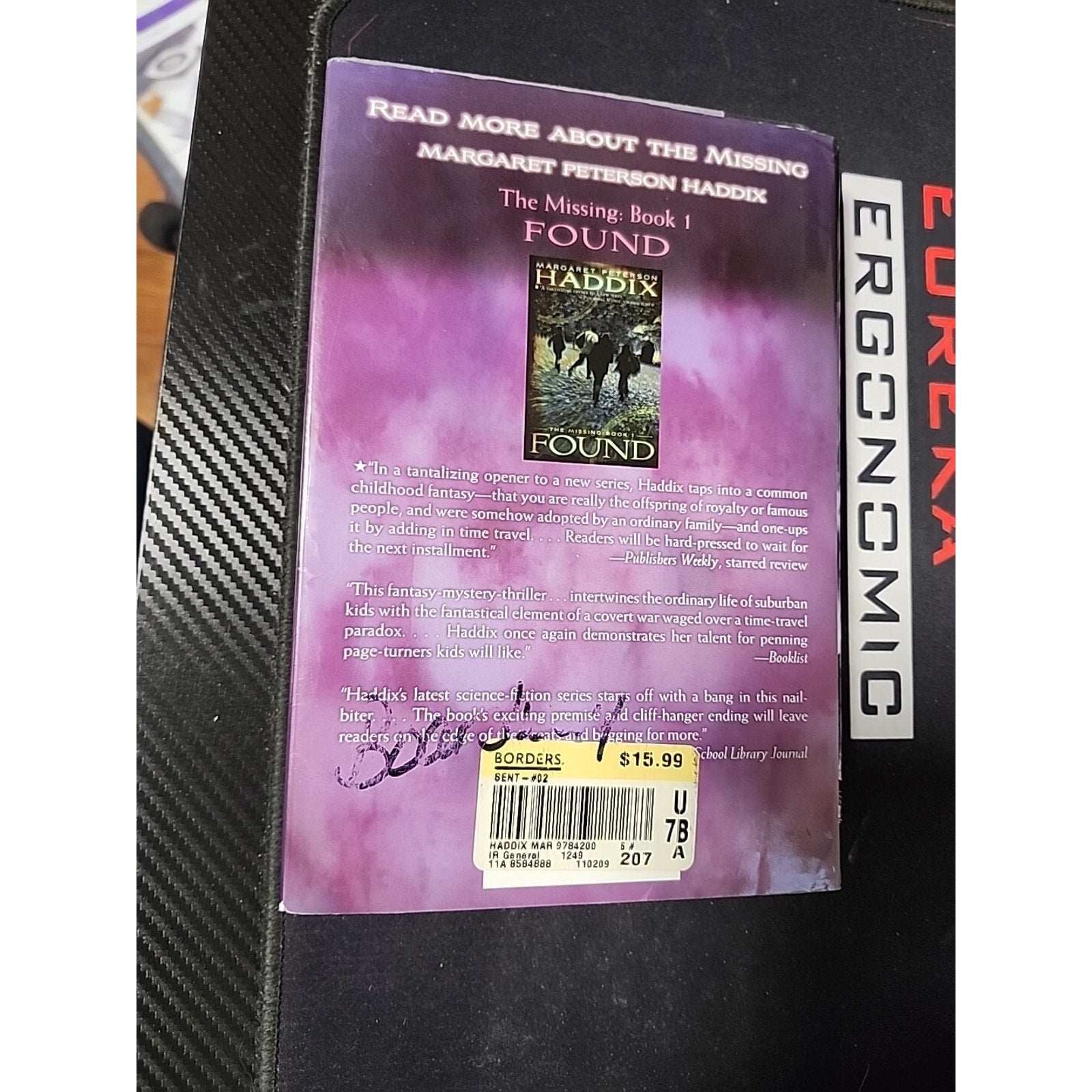 Sent by Margaret Peterson Haddix (2009, Hardcover, Abridged edition)