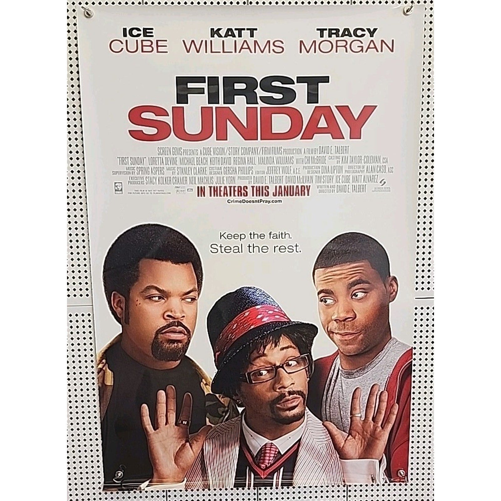 First Sunday 2008 Double Sided Original Movie Poster 27" x 40"