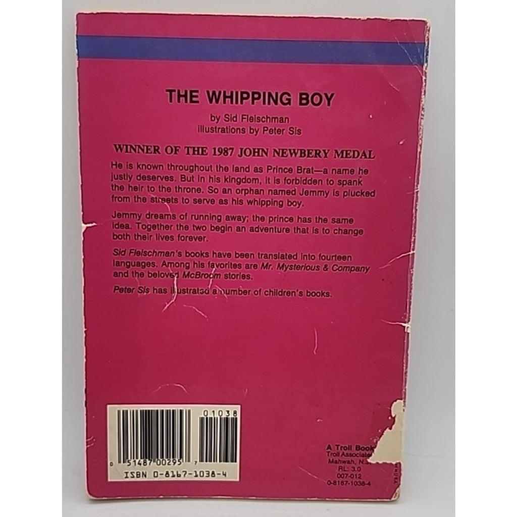The Whipping Boy by Sid Fleischman (Paperback)