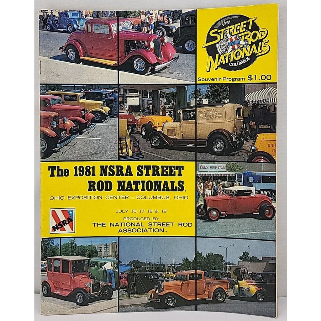 The 1981 NSRA Street Rod Nationals Souvenir Program