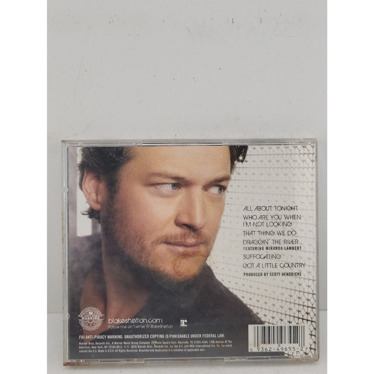 All about Tonight by Blake Shelton (CD, 2010)