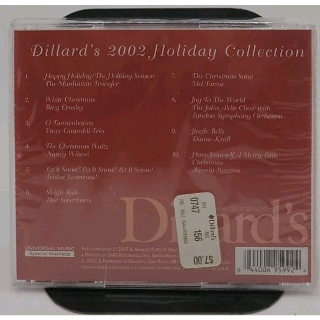 Dillard's 2002 Holiday Collection - CD *Brand New*