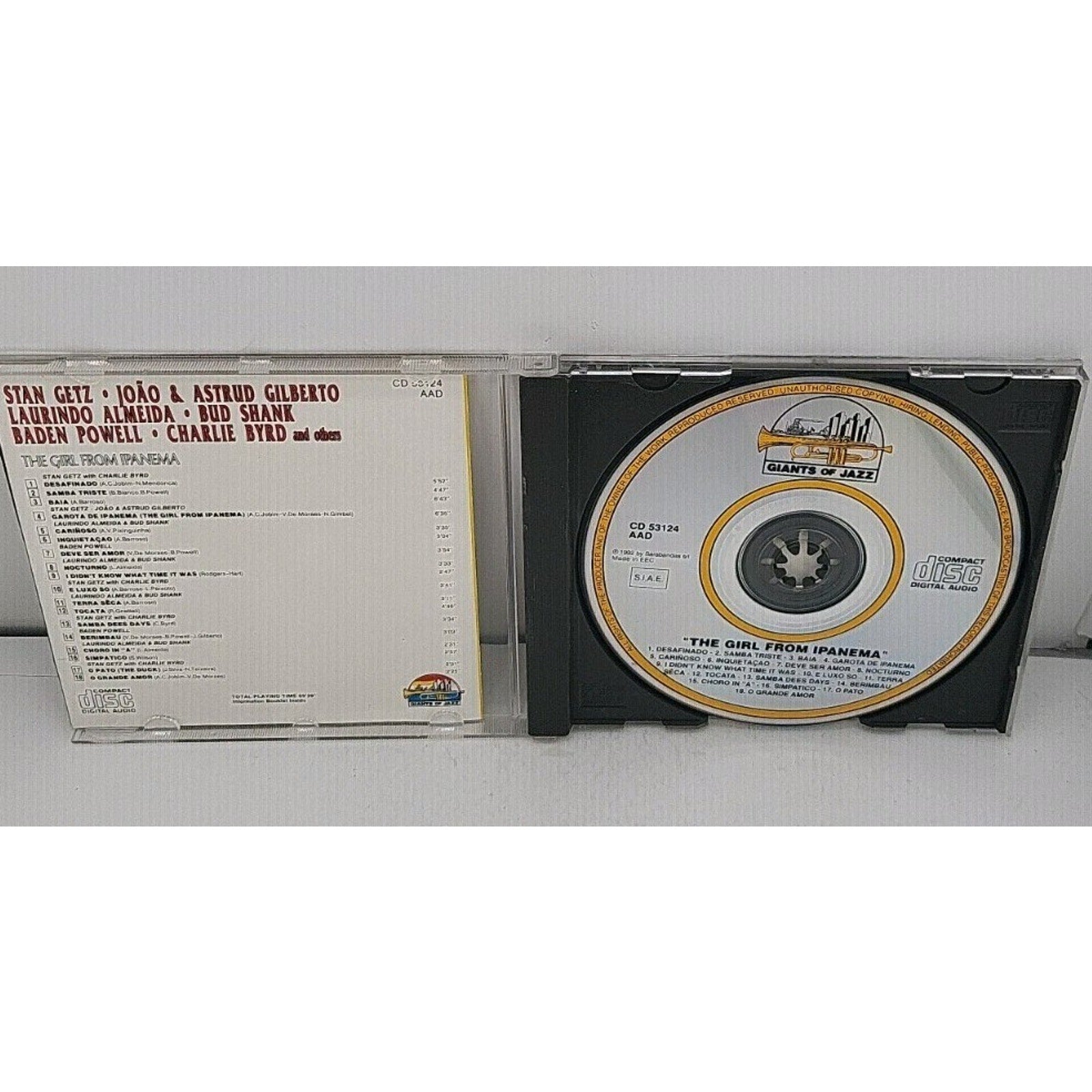 Giants Of Jazz - Stan Getz " The Girl From Ipanema" CD