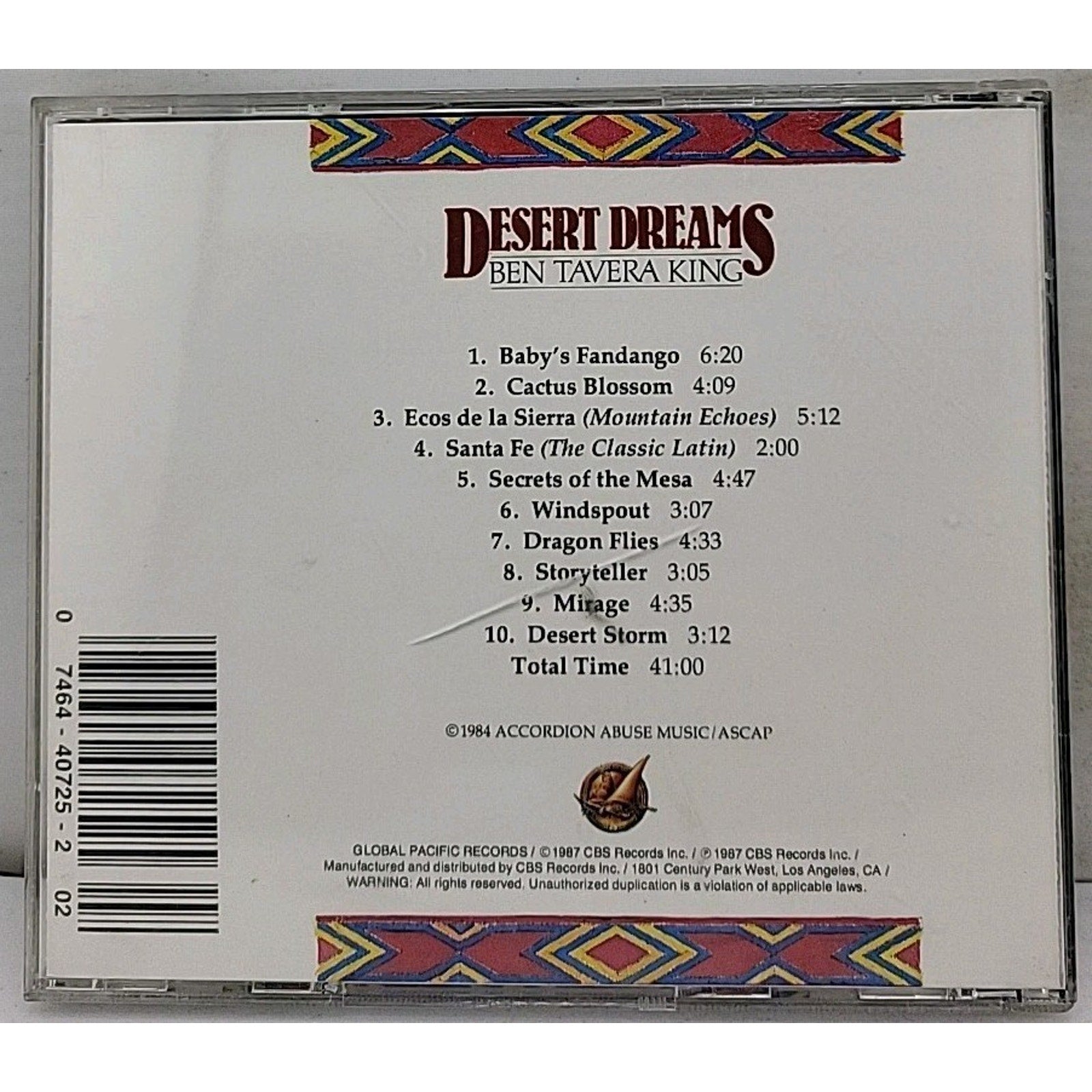 Desert Dreams Ben Tavera King Music CD Album