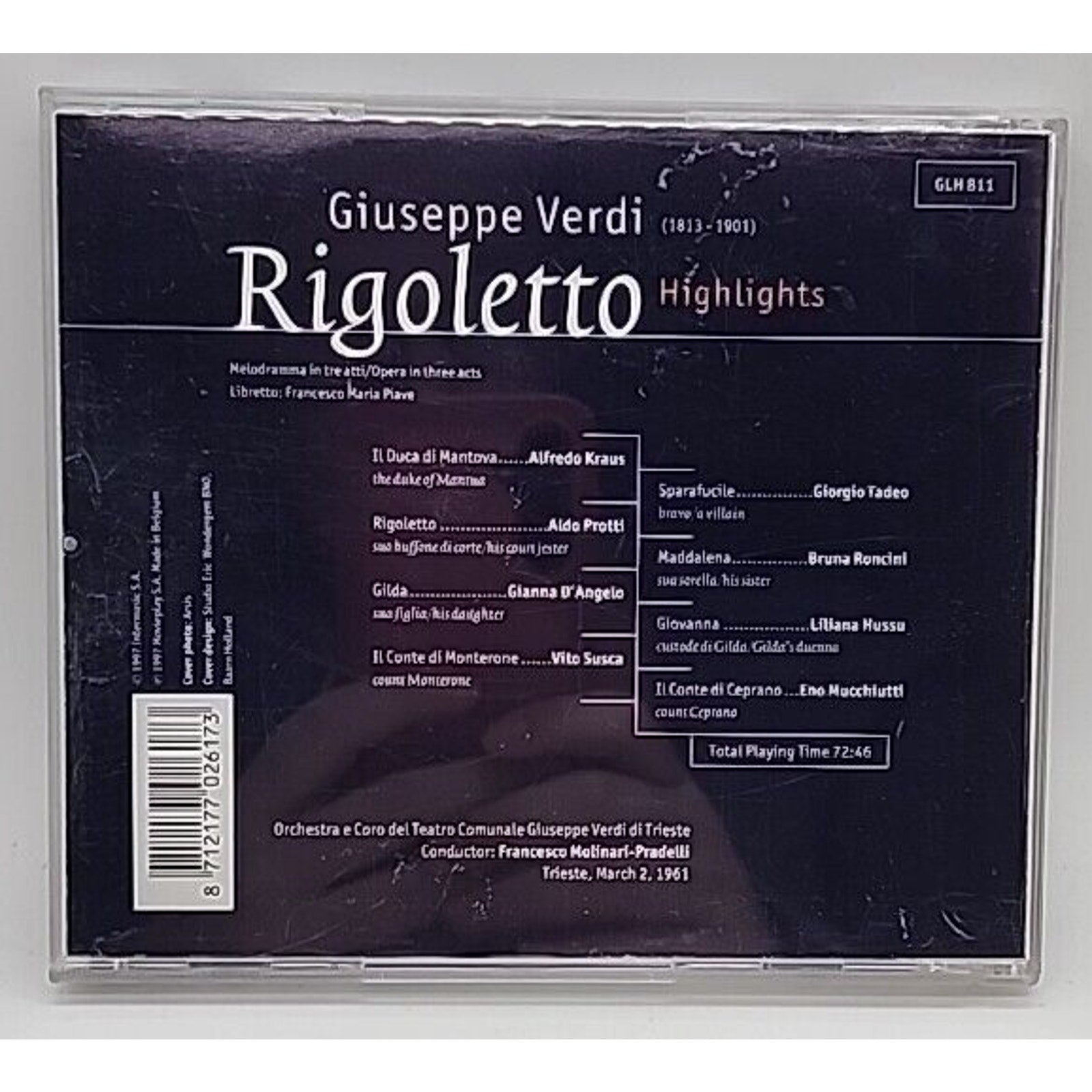 Verdi: Rigoletto [highlights] CD 1997 Intermusic BELGIUM