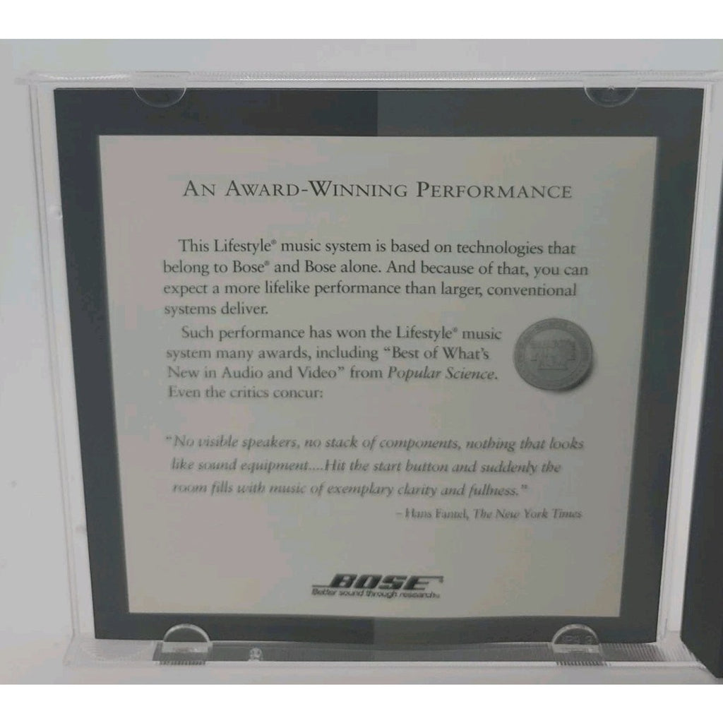 The Bose Special Edition Lifestyle Music System CD