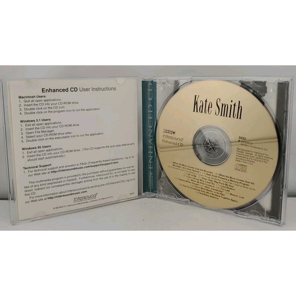 Kate Smith: Original Recordings by Al Jolson, Kate Smith (CD, Feb-1996,...