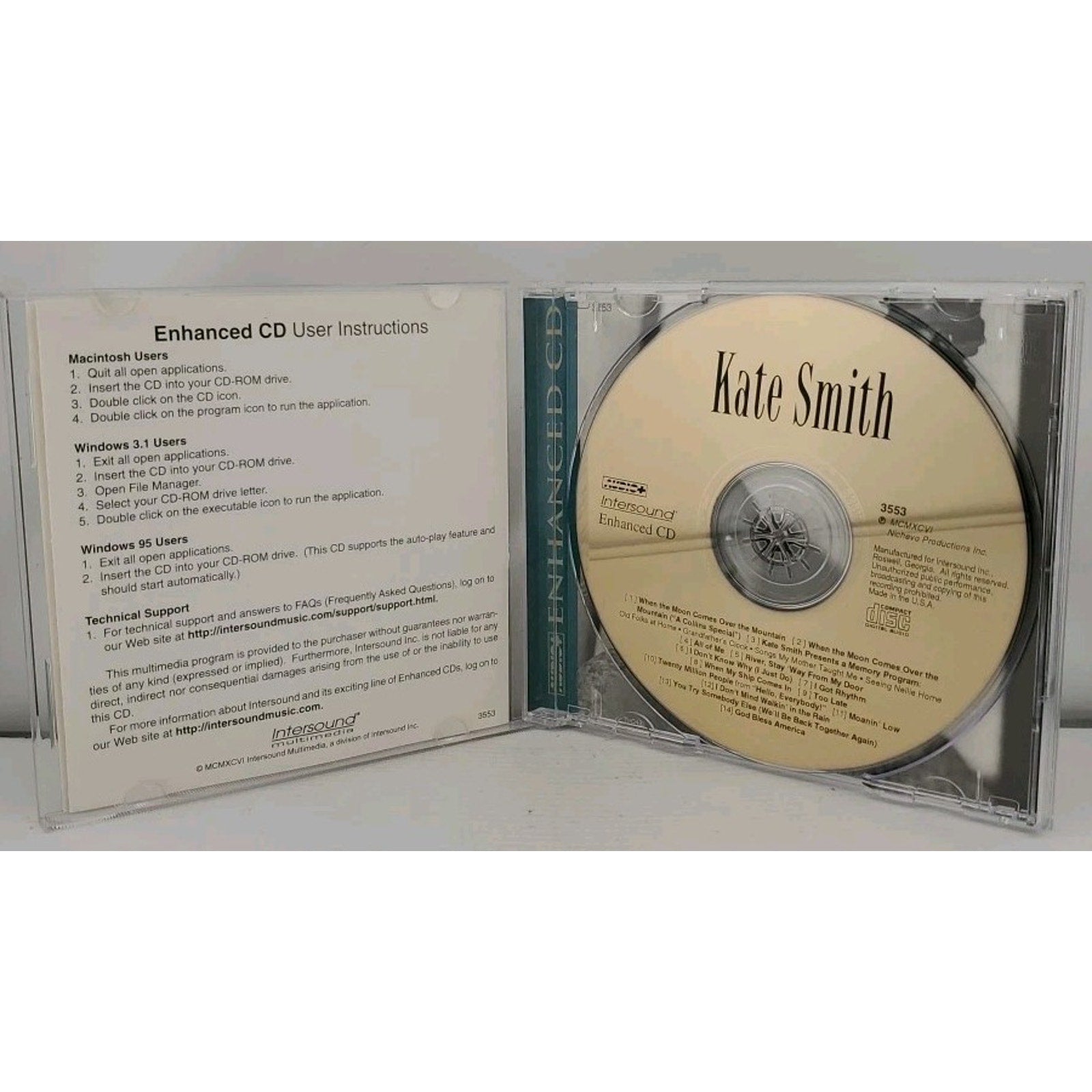 Kate Smith: Original Recordings by Al Jolson, Kate Smith (CD, Feb-1996,...