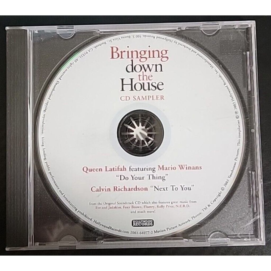 Bringing Down The House CD Sampler Promo Queen Latifah (CD, 2003)