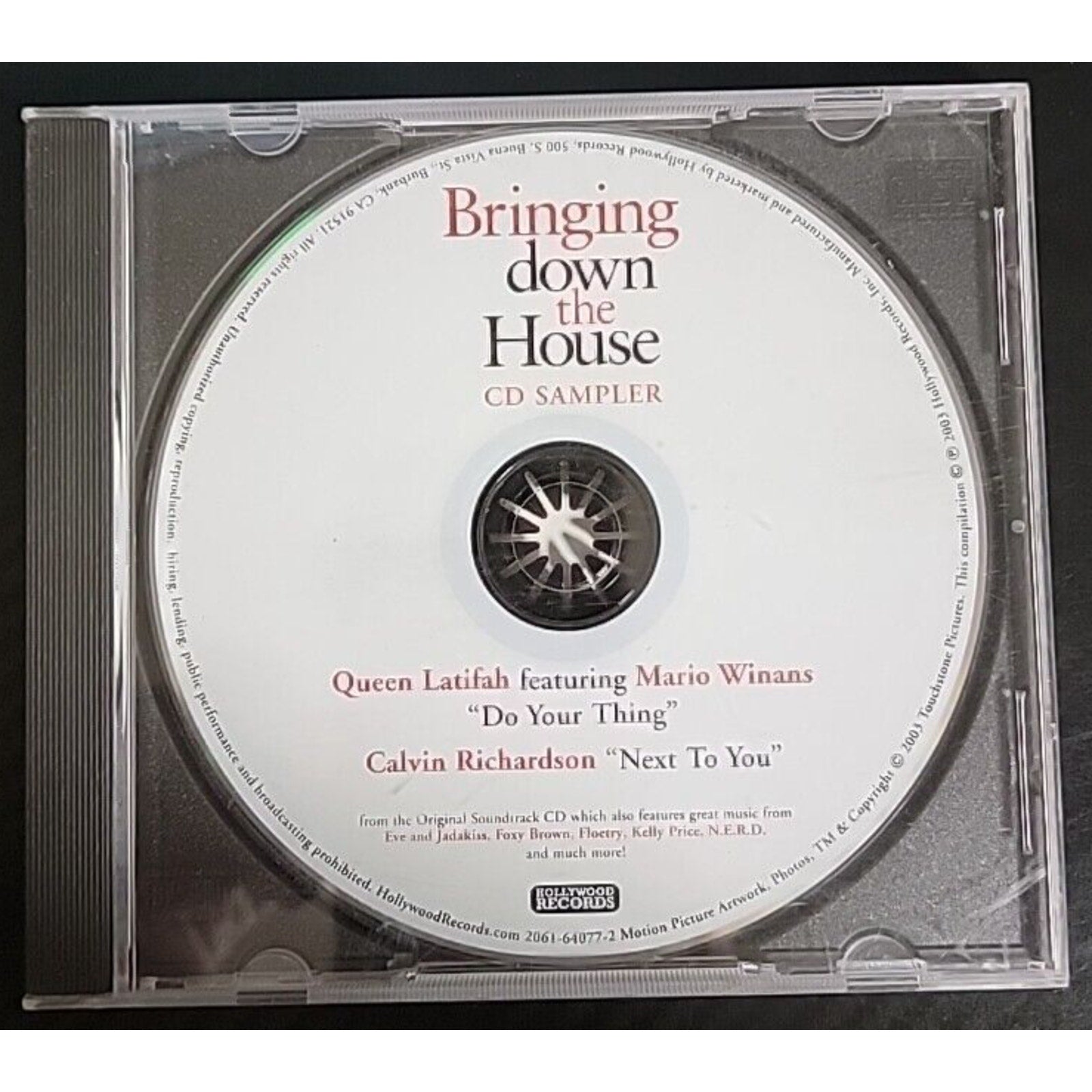 Bringing Down The House CD Sampler Promo Queen Latifah (CD, 2003)