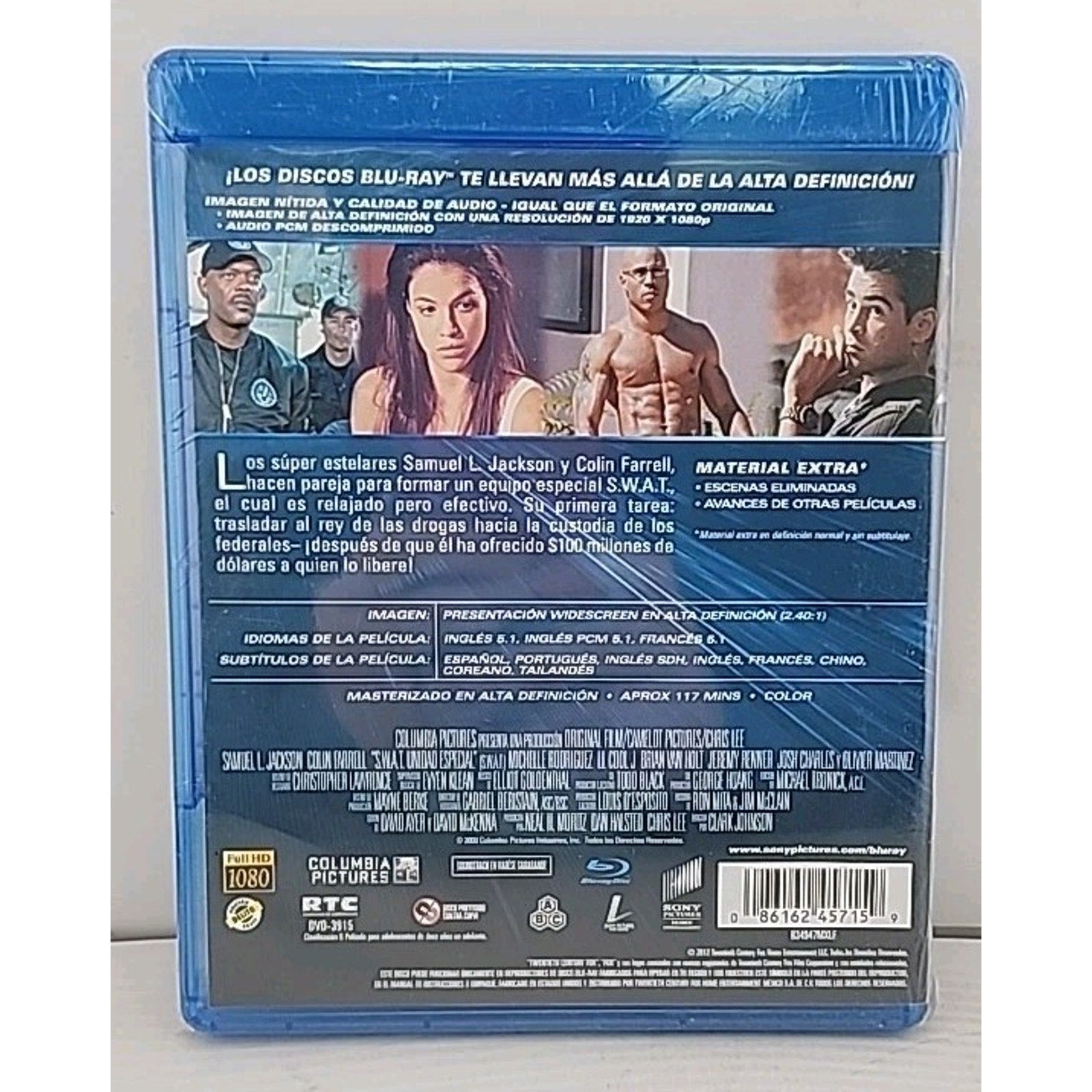 S.W.A.T. (Blu-ray, 2003) Spanish Packaging *Brand New*
