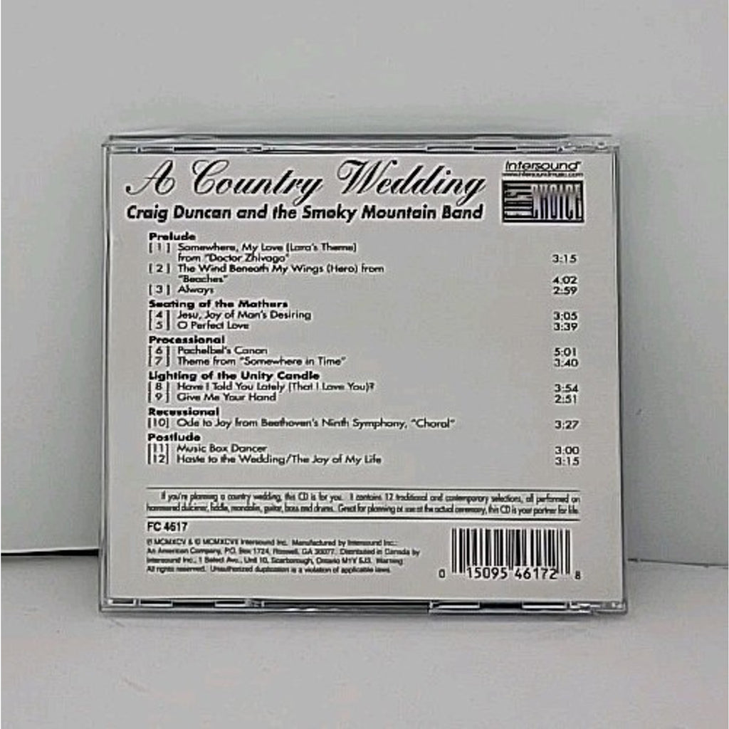 A Country Wedding [Intersound] by Various Artists (CD, Apr-1997, Compendia Music