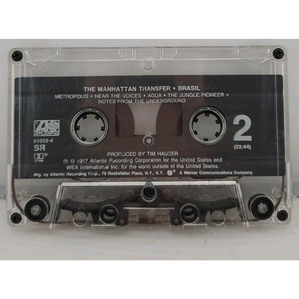 Brasil by The Manhattan Transfer (Cassette, 1987, Rhino (Label))