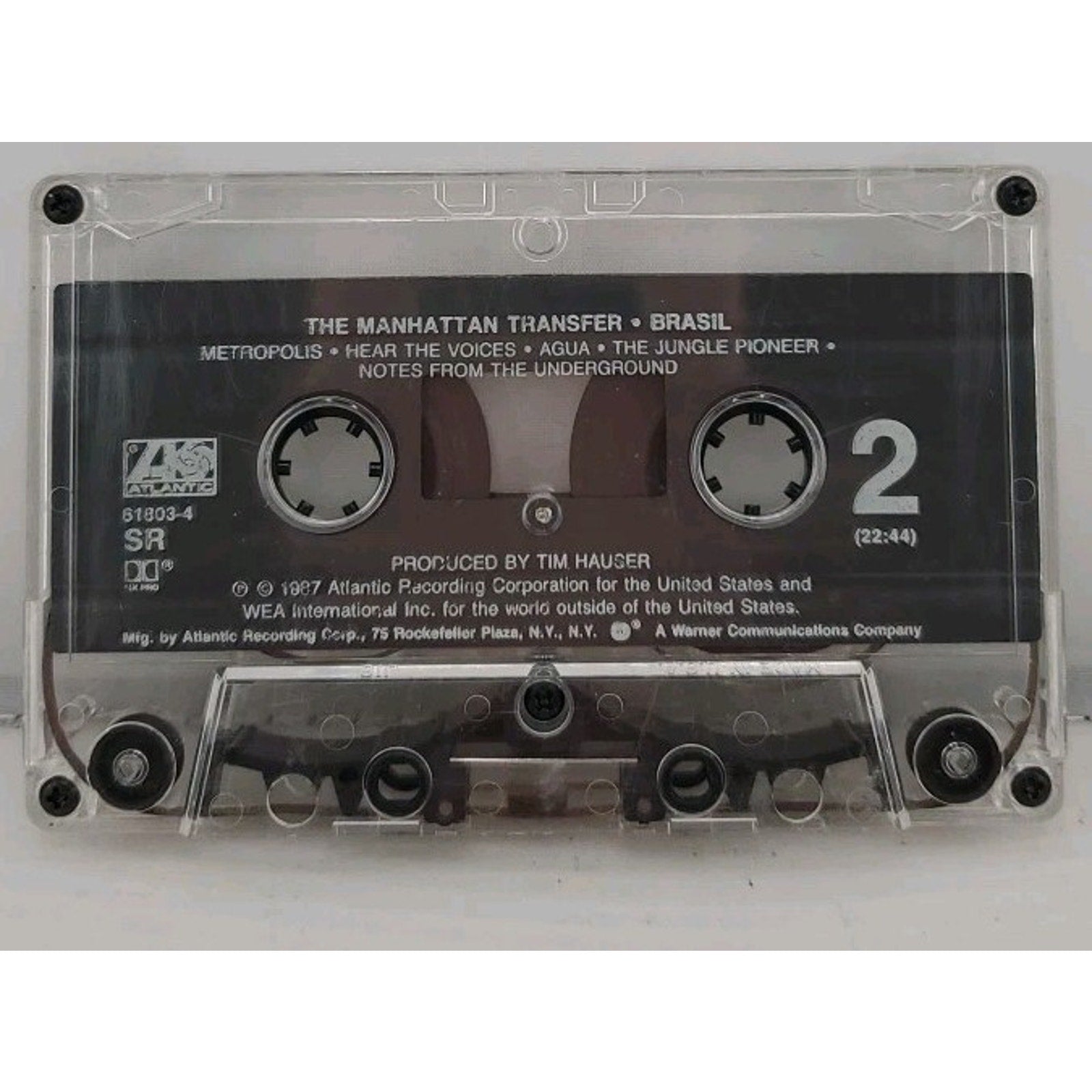 Brasil by The Manhattan Transfer (Cassette, 1987, Rhino (Label))