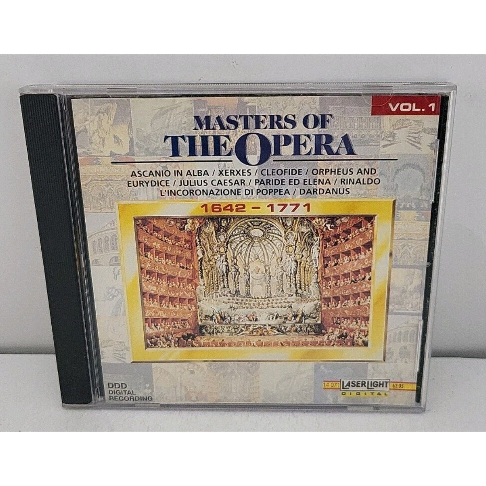 Master Of The Opera Vol. 1 by Various (CD, 1993)