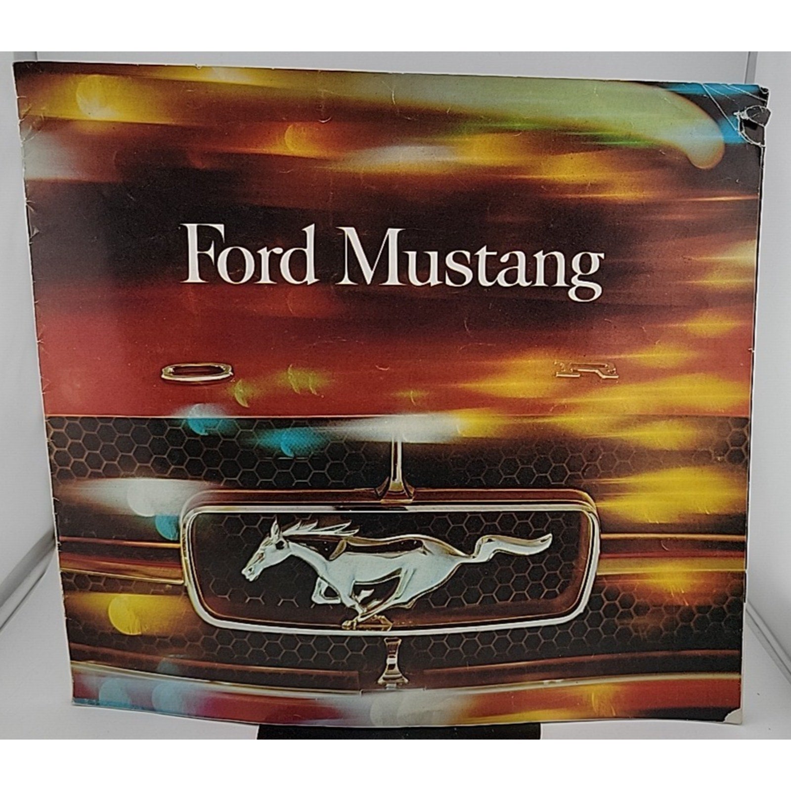 Original 1964 1/2 Ford Mustang Sales Brochure Catalog Hardtop Convertible