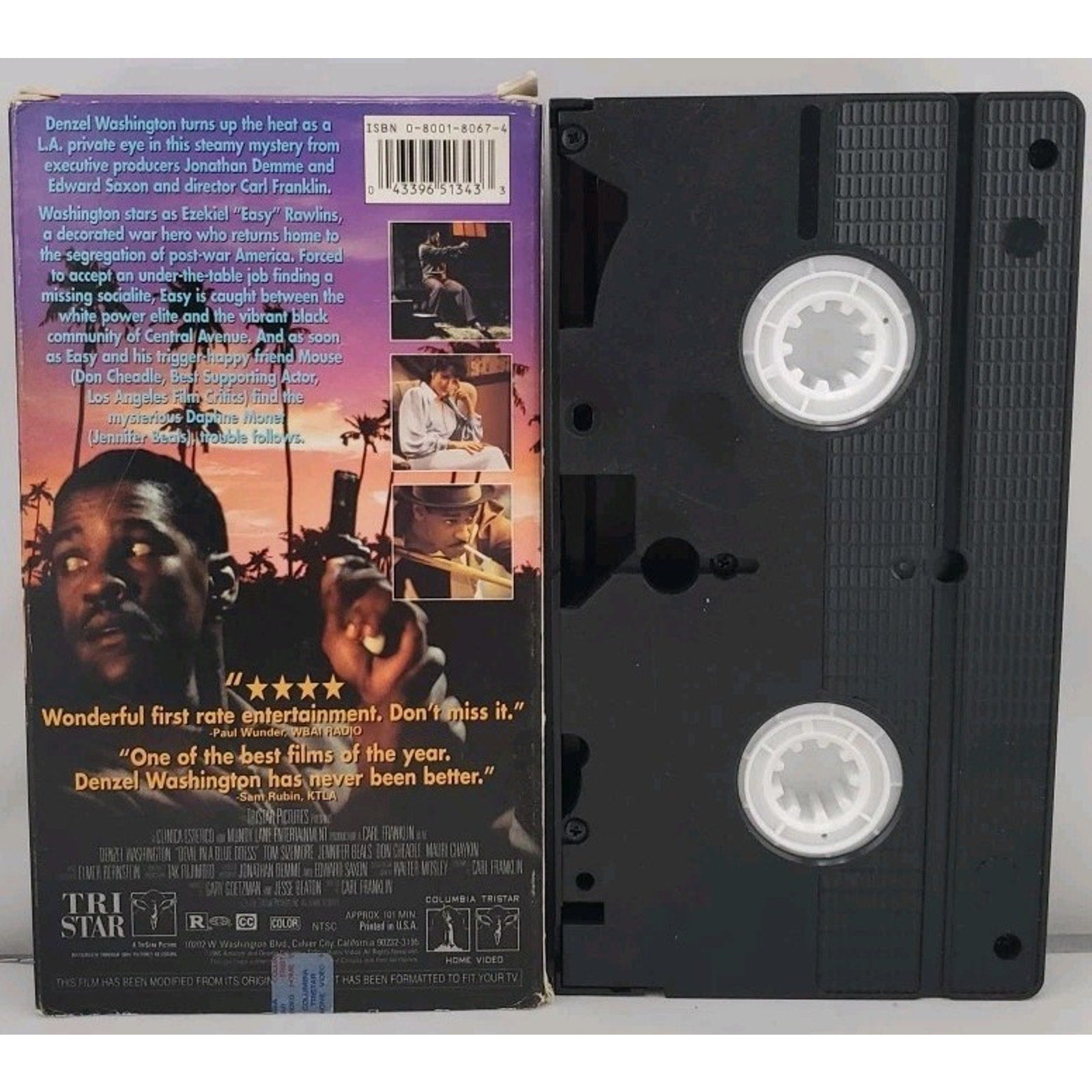 Devil in a Blue Dress (VHS, 1996, Closed Captioned)
