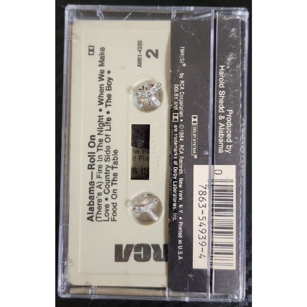 Roll On by Alabama (Cassette, Oct-1990, RCA)