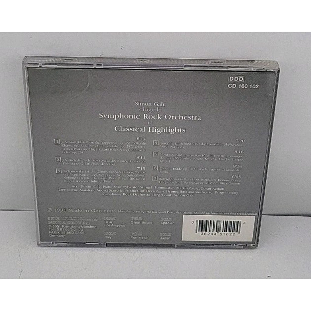 Symphonic Rock Orchestra in Classic Highlights / Simon Gale by Sylvester (CD)