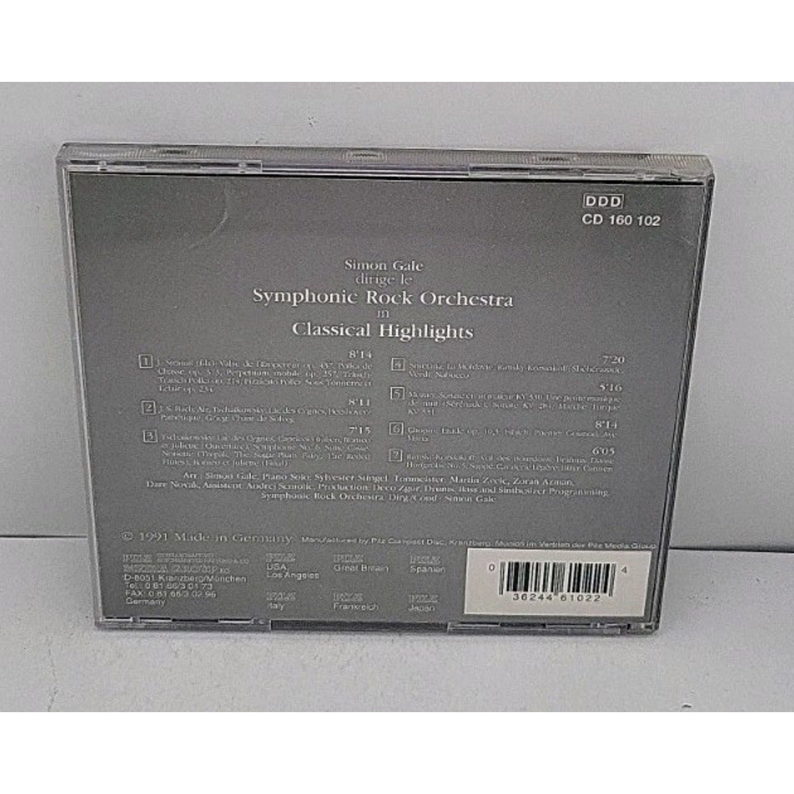 Symphonic Rock Orchestra in Classic Highlights / Simon Gale by Sylvester (CD)