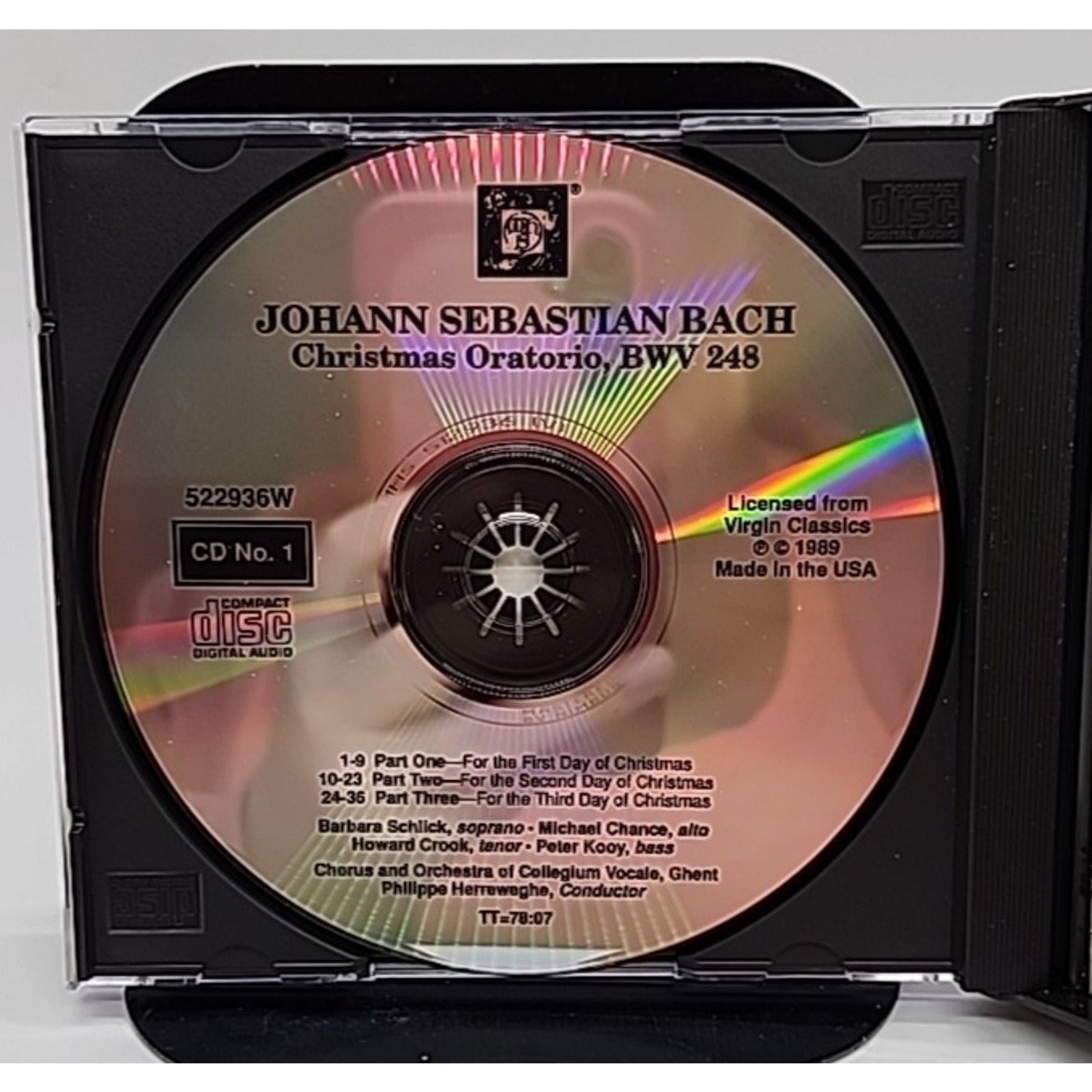 J.S. Bach: Christmas Oratorio, BWV 248 (2 CDs, 1989, Musical Heritage Society)