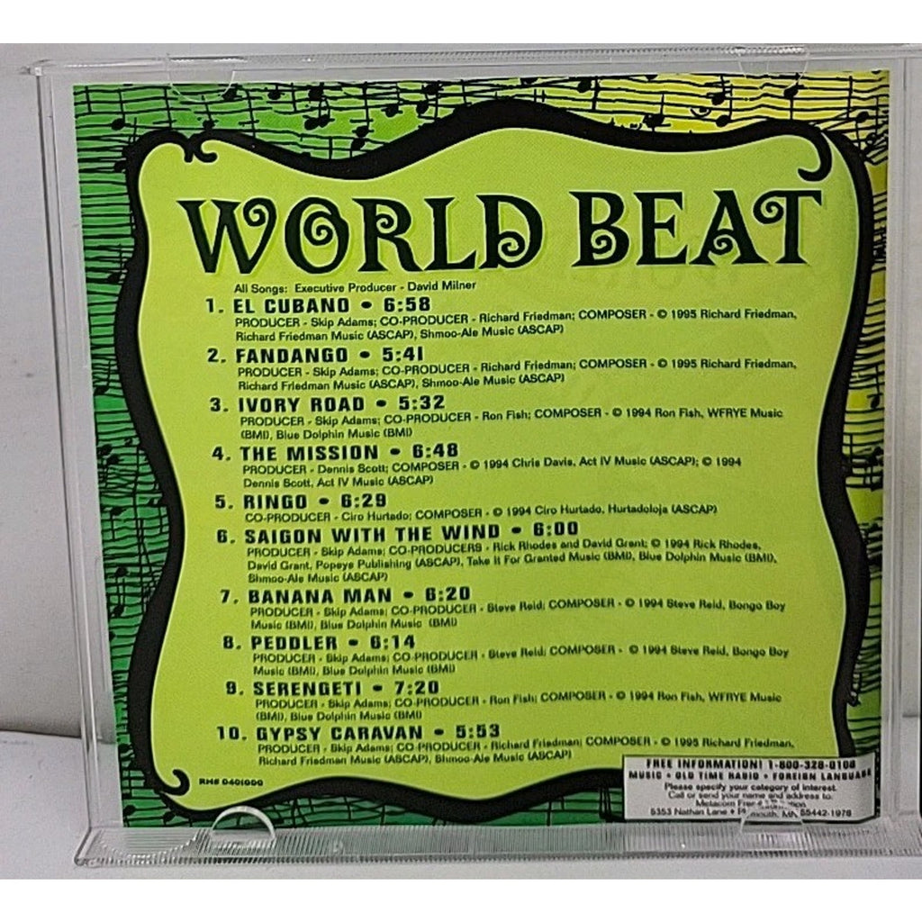 Rhythms Of The World Blended With The Sounds Of Nature By World Beat [CD, 1996]