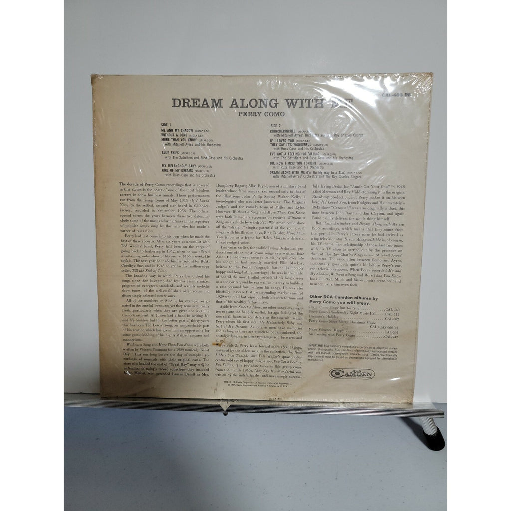 Perry Como – Dream Along With Me (Vinyl)