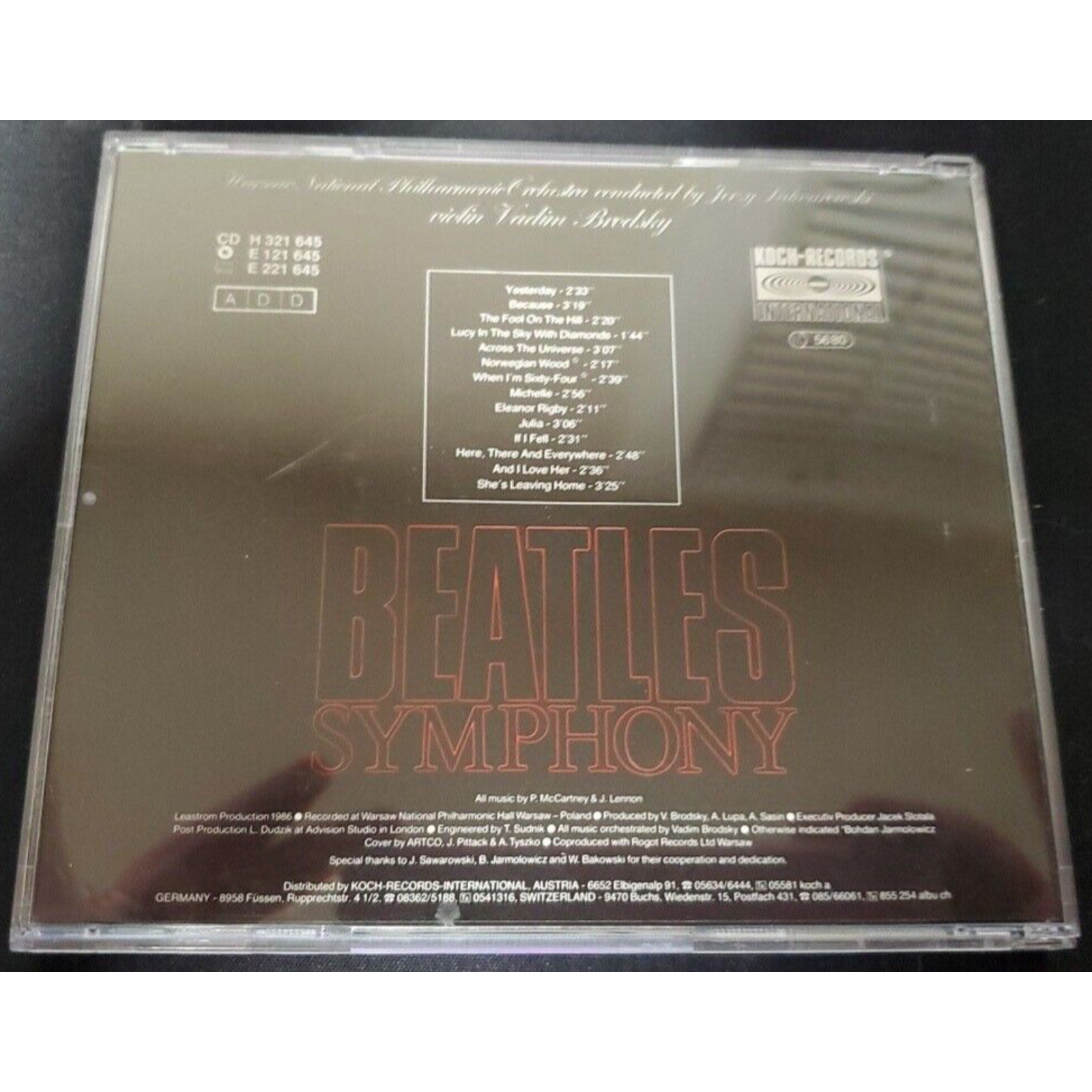 Beatles Symphony Vadim Brodsky (CD)